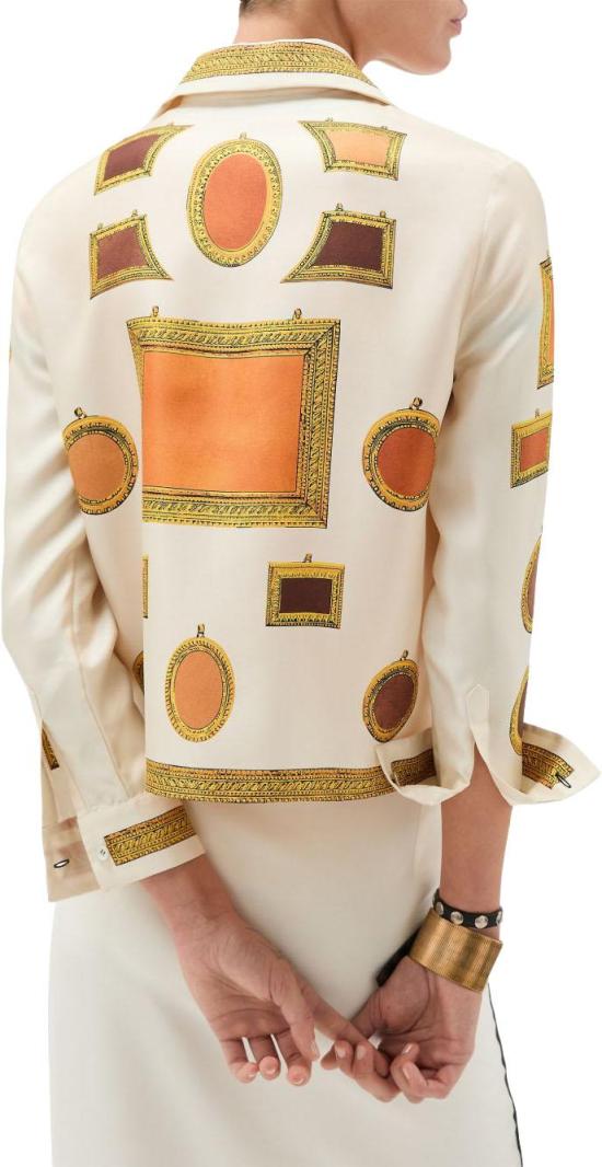 26SS 베르사체 블라우스 10242311A179515K920 WHITE - VERSACE
