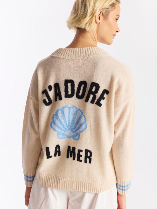  브로디 가디건 Brodie J'adore La Mer 캐시미어 카디건 - BRODIE