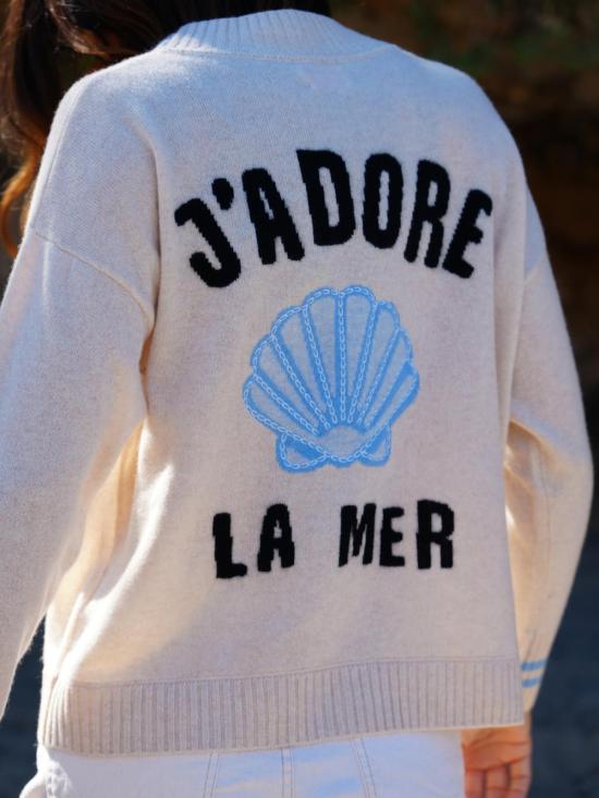  브로디 가디건 Brodie J'adore La Mer 캐시미어 카디건 - BRODIE