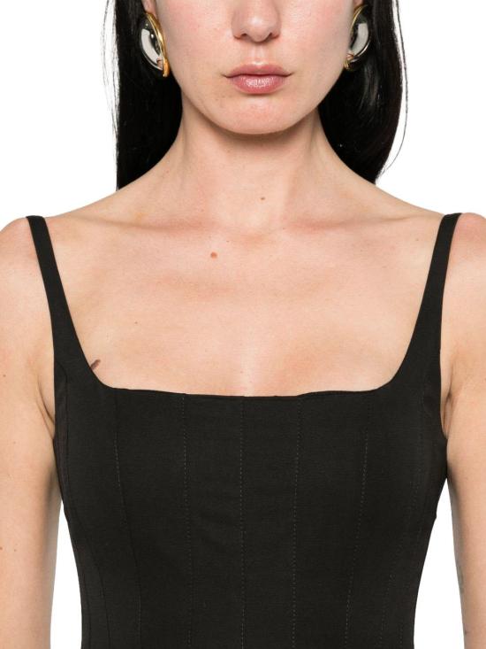 26FW 자크뮈스 미디 원피스 DRW00231AW00350990 BLACK - JACQUEMUS