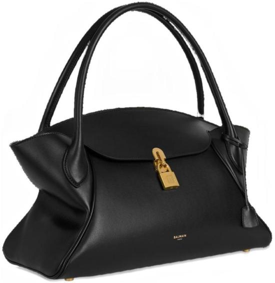 26FW 발망 숄더백 HN1DB068LTEX0PA BLACK - BALMAIN