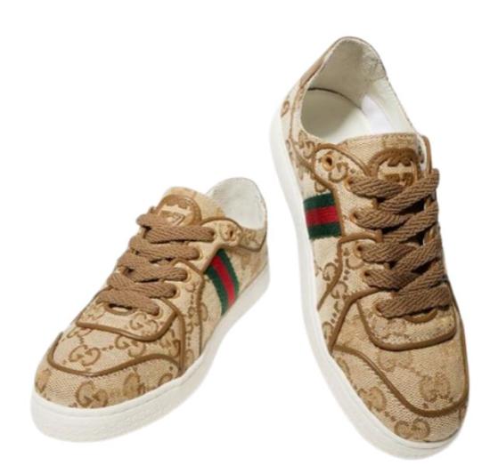 26FW [키즈] 구찌 스니커즈 873450 FAF5F9644 Sand - GUCCI