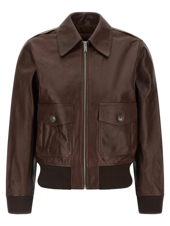 26FW 아페쎄 가죽 자켓 PXCDGF32052CAA Brown