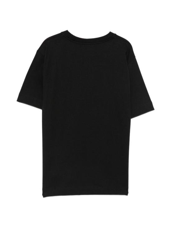 26FW [키즈] 모스키노 티셔츠 HMM05W LAA3460100 NERO - MOSCHINO