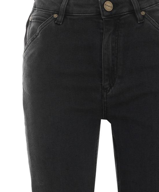 26FW 핑코 데님 팬츠 107283 A3IBPJ4 Black - PINKO