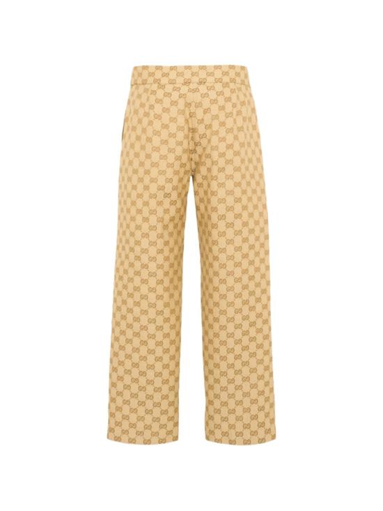 26FW [키즈] 구찌 스트레이트 팬츠 866669 XWA9A2061 Beige - GUCCI