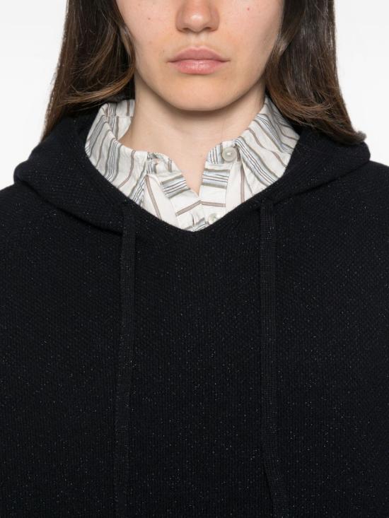 26FW 파비아나 필리피 후드 티셔츠 MAD216F402 M3335146 NAVY - FABIANA FILIPPI