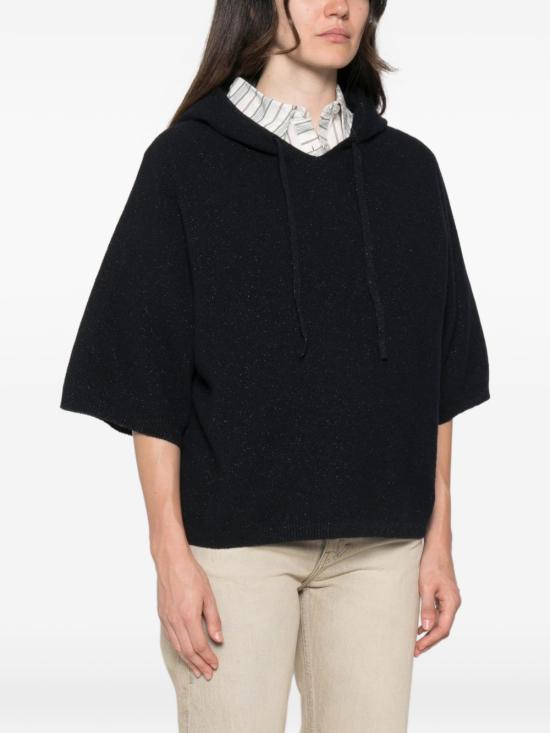 26FW 파비아나 필리피 후드 티셔츠 MAD216F402 M3335146 NAVY - FABIANA FILIPPI