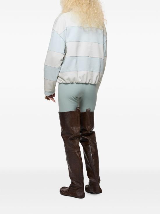 26FW 아크네 스튜디오 스트라이프 폴로 스웨트셔츠 AI0190 AYG LIGHT BLUE - ACNE STUDIOS