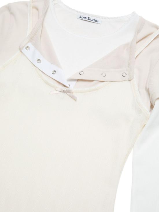26FW 아크네 스튜디오 반팔 티셔츠 AL0556 6D8 WHITE - ACNE STUDIOS