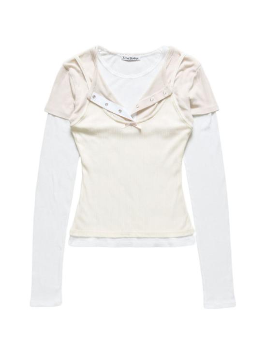26FW 아크네 스튜디오 반팔 티셔츠 AL0556 6D8 WHITE