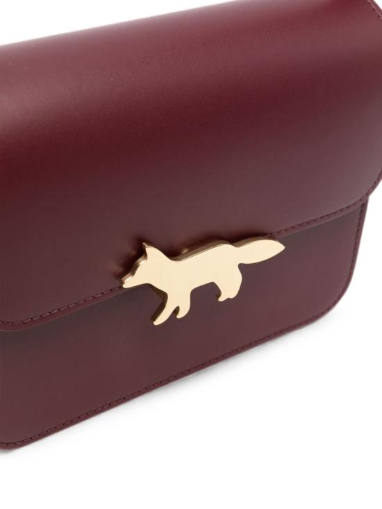 26FW 메종키츠네 숄더백 QU05170 LR0001P594 BORDEAUX - MAISON KITSUNE