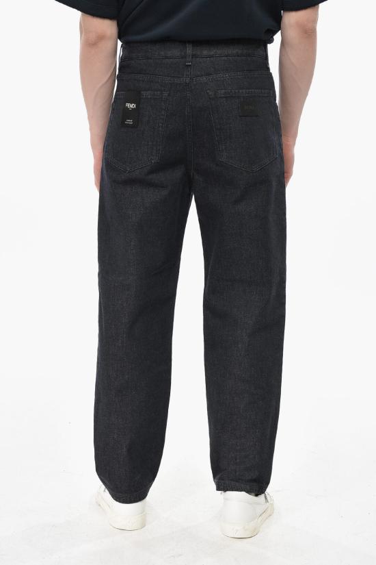  펜디 데님 팬츠 FLP285ATK3 F0QA1 Black - FENDI