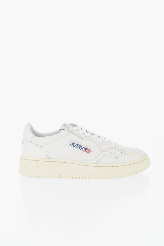  오트리 메달리스트 로우 레더 스니커즈 AULW GG04 White - AUTRY