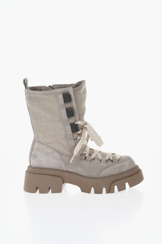  브루넬로 쿠치넬리 부츠 MZSFG2408 C8275 Gray - BRUNELLO CUCINELLI