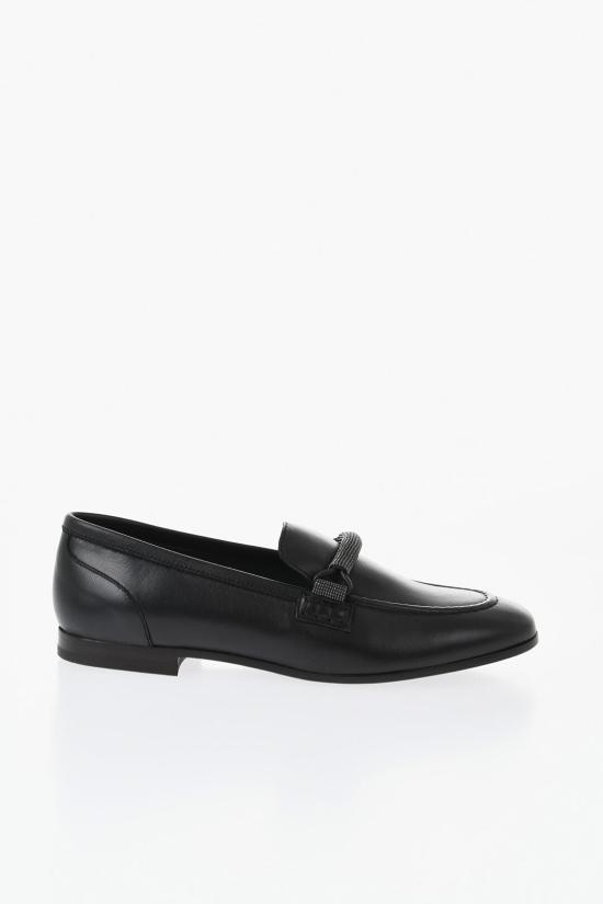  브루넬로 쿠치넬리 로퍼 MZNAG2573 C101 Black - BRUNELLO CUCINELLI