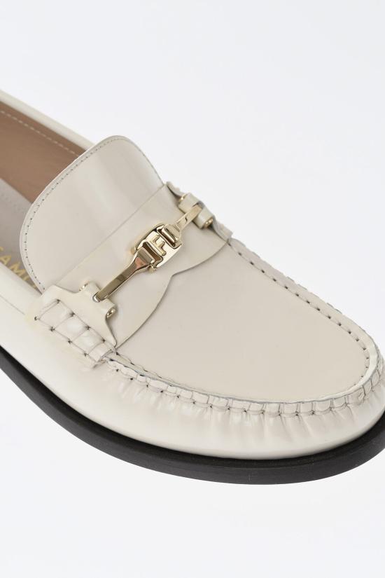  살바토레 페라가모 로퍼 HARRY 781011 White - SALVATORE FERRAGAMO