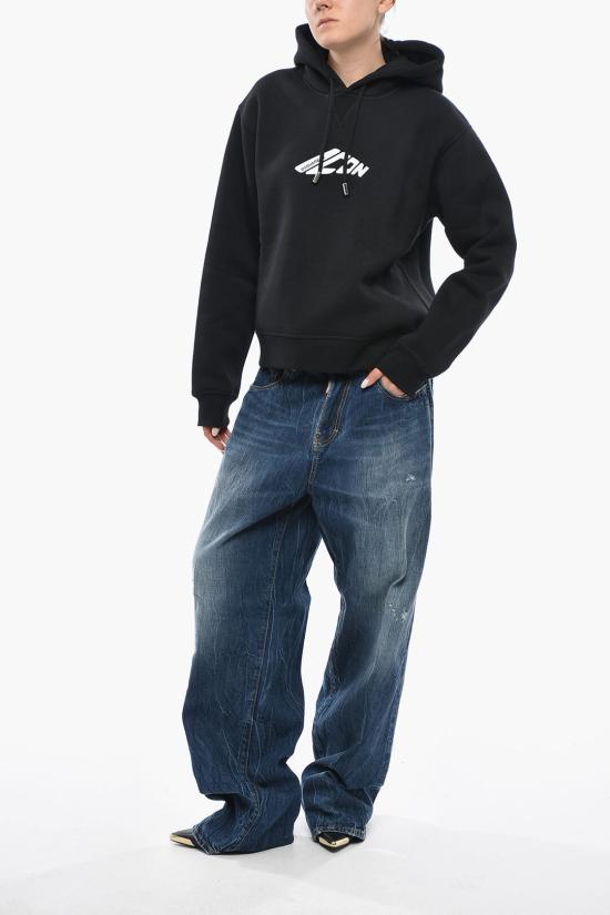  디스퀘어드2 후드 티셔츠 S80GU0106 D25007 900 Black - DSQUARED2