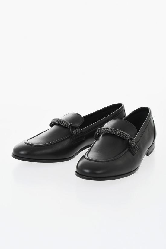 브루넬로 쿠치넬리 로퍼 MZNAC2512 C101 Black