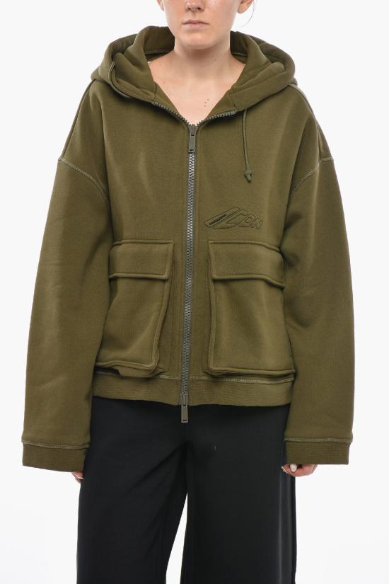  디스퀘어드2 후드 티셔츠 S80HG0007 D25007 710 Green