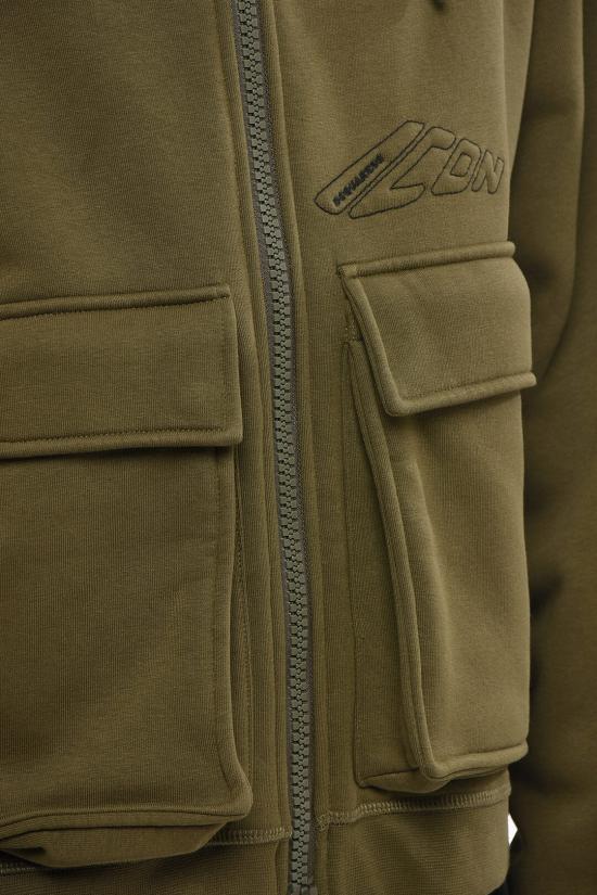  디스퀘어드2 후드 티셔츠 S80HG0007 D25007 710 Green - DSQUARED2