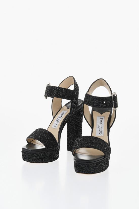  지미추 샌들 MAIE PF Q25 CGFBLACK