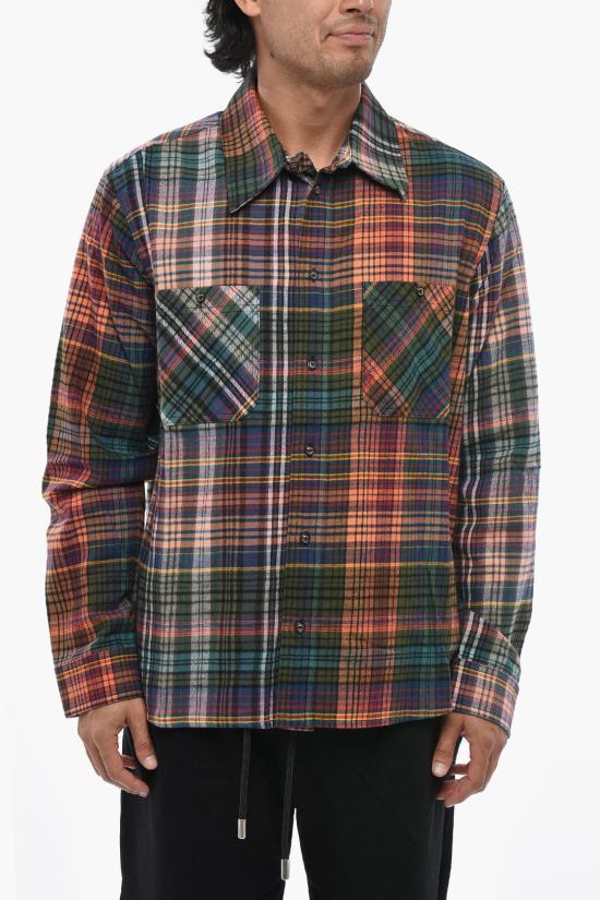  오프화이트 긴팔 셔츠 OMGA133E20FAB0012010 Multicolor