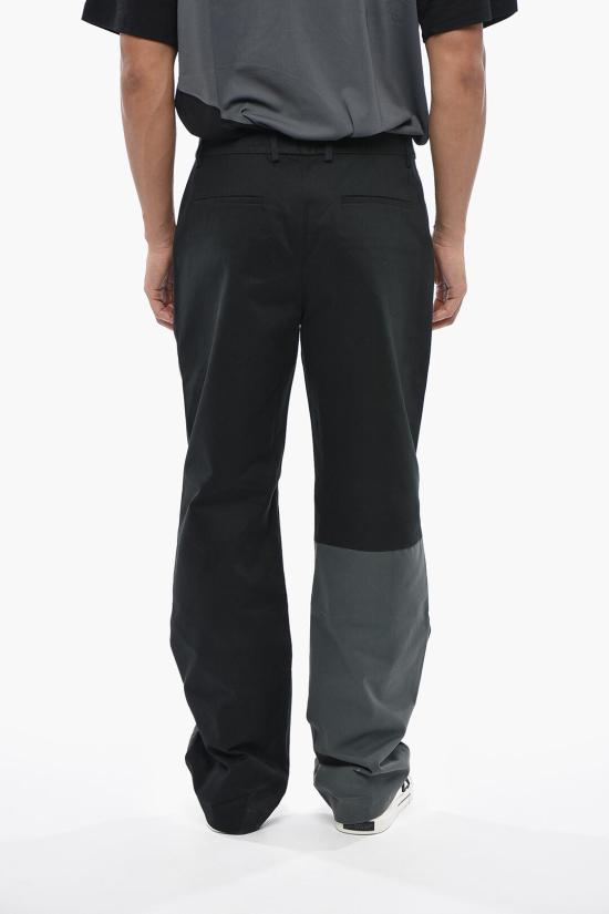  오프화이트 스트레이트 팬츠 OMCA248T24FAB0011025 Nero Grigio - OFF WHITE