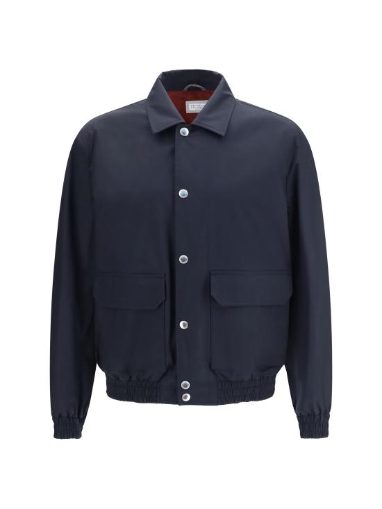 26SS 브루넬로 쿠치넬리 봄버 자켓 MM4346571 CNT80 BLUE