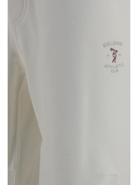 26FW 브루넬로 쿠치넬리 스트레이트 팬츠 MM8263388G CA819 WHITE - BRUNELLO CUCINELLI