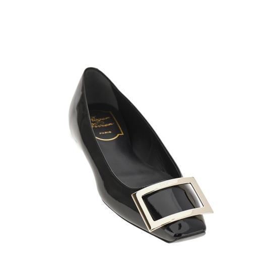 26FW 로저비비에 플랫 슈즈 RVW40415280D1P Black - ROGER VIVIER