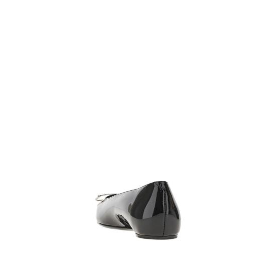 26FW 로저비비에 플랫 슈즈 RVW40415280D1P Black - ROGER VIVIER