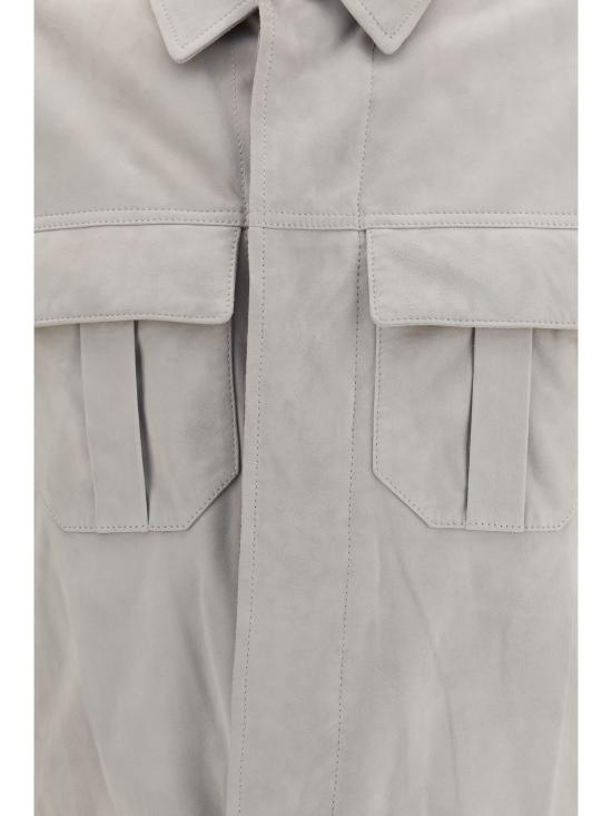 26SS 브루넬로 쿠치넬리 봄버 자켓 MPCLF2068 CFY77 BEIGE - BRUNELLO CUCINELLI