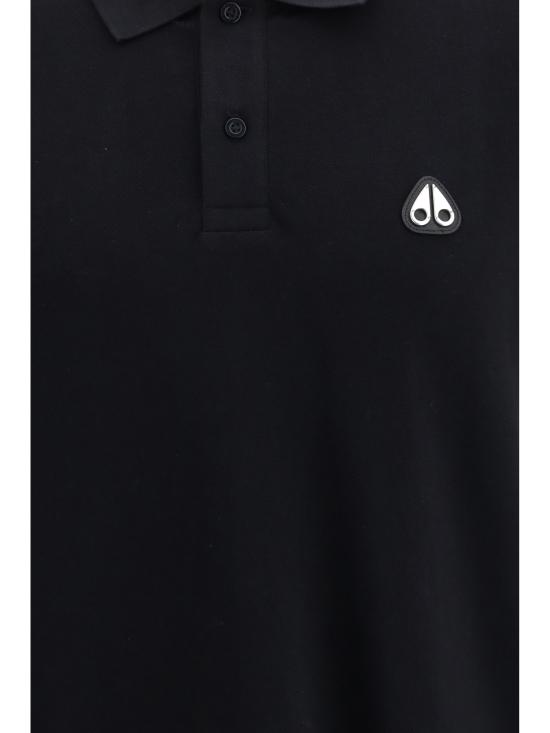 26FW 무스너클 폴로 티셔츠 M36MT712 292 BLACK - MOOSE KNUCKLES