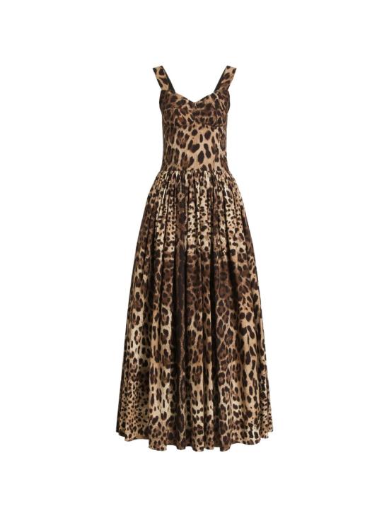 26FW 돌체앤가바나 롱 원피스 F6TTHT HS5E3HY13M LEOPARD PRINT