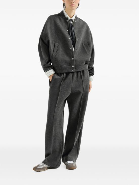 26FW 브루넬로 쿠치넬리 스트레이트 팬츠 MD991B2Q99 C104 DARK GREY - BRUNELLO CUCINELLI