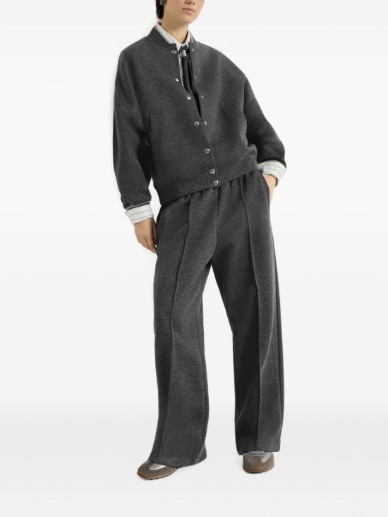 26FW 브루넬로 쿠치넬리 스트레이트 팬츠 MD991B2Q99 C104 DARK GREY - BRUNELLO CUCINELLI