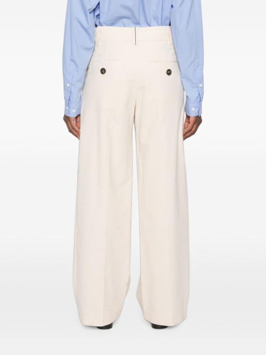 26FW 브루넬로 쿠치넬리 스트레이트 팬츠 MB152P9331 C9443 WHITE - BRUNELLO CUCINELLI