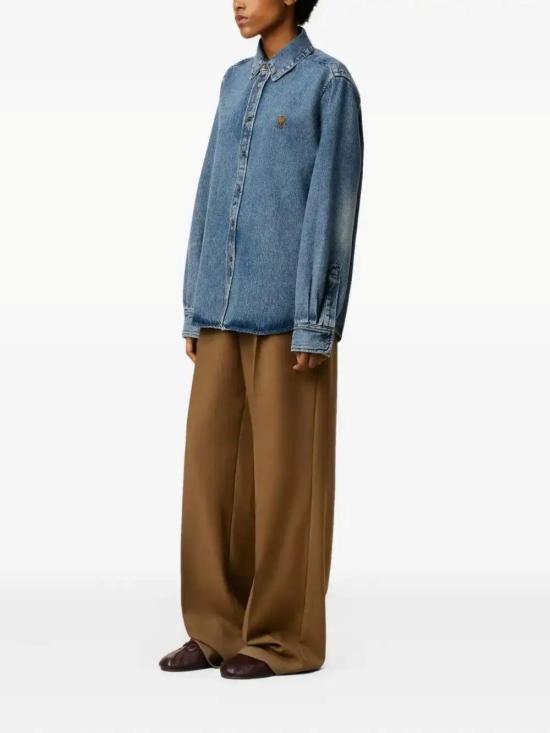26FW 아미 데님 데님 셔츠 USH786 DE0056480 Denim - AMI