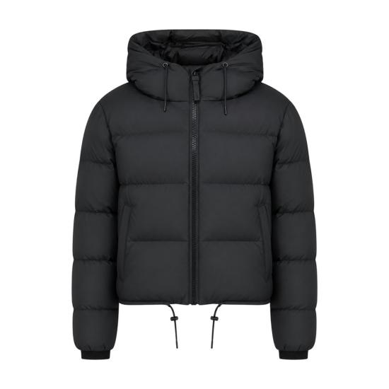 26FW 레인스 숏패딩 15150 01 black