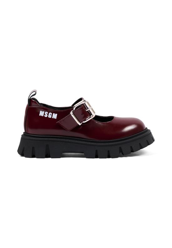 26FW [키즈] 엠에스지엠 모카신 84001 VAR3 BORDEAUX