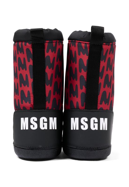 26FW [키즈] 엠에스지엠 미들 부츠 84027 VAR4 RED - MSGM