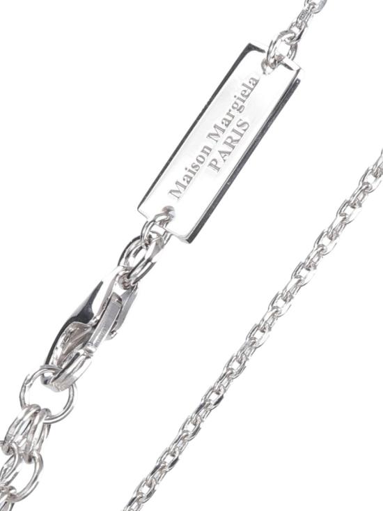 26FW 마르지엘라 로고 링 펜던트 네클리스 로고 링 펜던트 네클리스 SM1UU0066 P8865102 Silver - MAISON MARGIELA