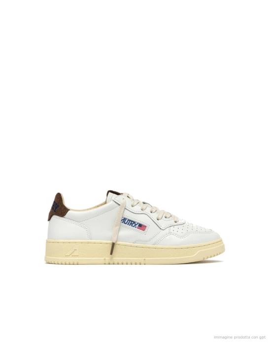 26FW 오트리 메달리스트 로우 스니커즈 AULM White