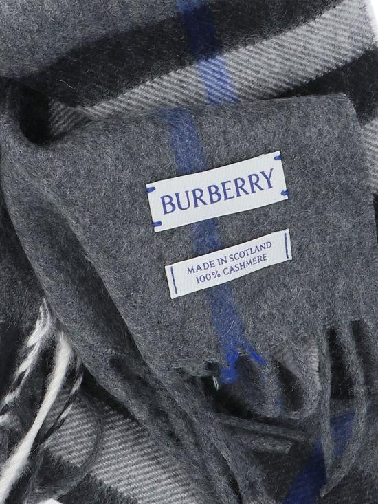 26FW 버버리 체크 캐시미어 스카프 8112642 GREY - BURBERRY