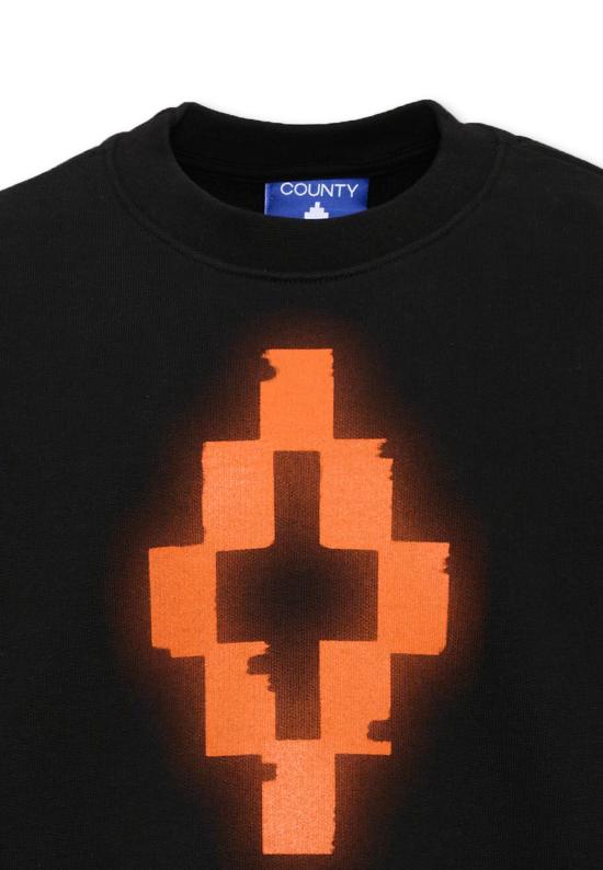 26SS [키즈] 컨트리 오브 밀란 티셔츠 S6CMJBSW055 110 BLACK - COUNTY OF MILAN