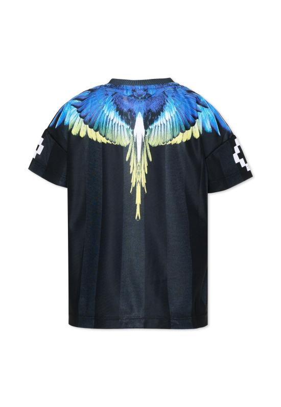26SS [키즈] 컨트리 오브 밀란 티셔츠 S6CMJBTH003 110 BLACK - COUNTY OF MILAN
