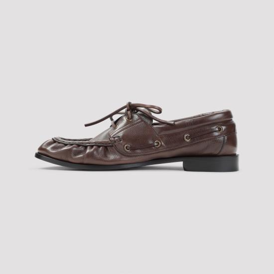 26FW 생로랑 로퍼 A002HL 25VAA 2128 PARIS BROWN - SAINT LAURENT