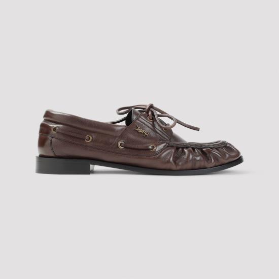 26FW 생로랑 로퍼 A002HL 25VAA 2128 PARIS BROWN - SAINT LAURENT