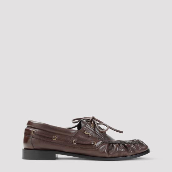 26FW 생로랑 로퍼 A002HL 25VAA 2128 PARIS BROWN